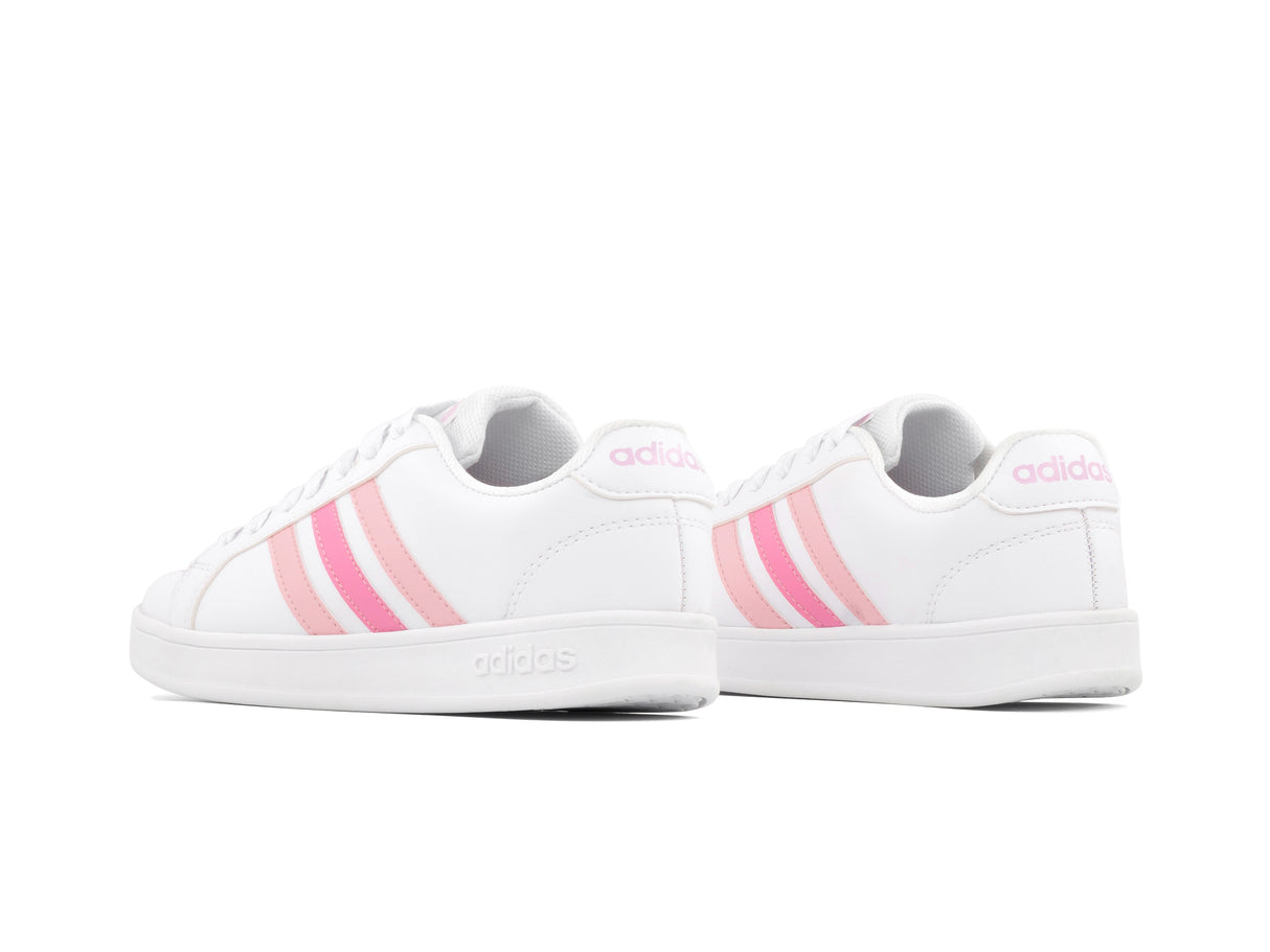 Tenis Neo Grand Court Blanco Rosa Fiusha