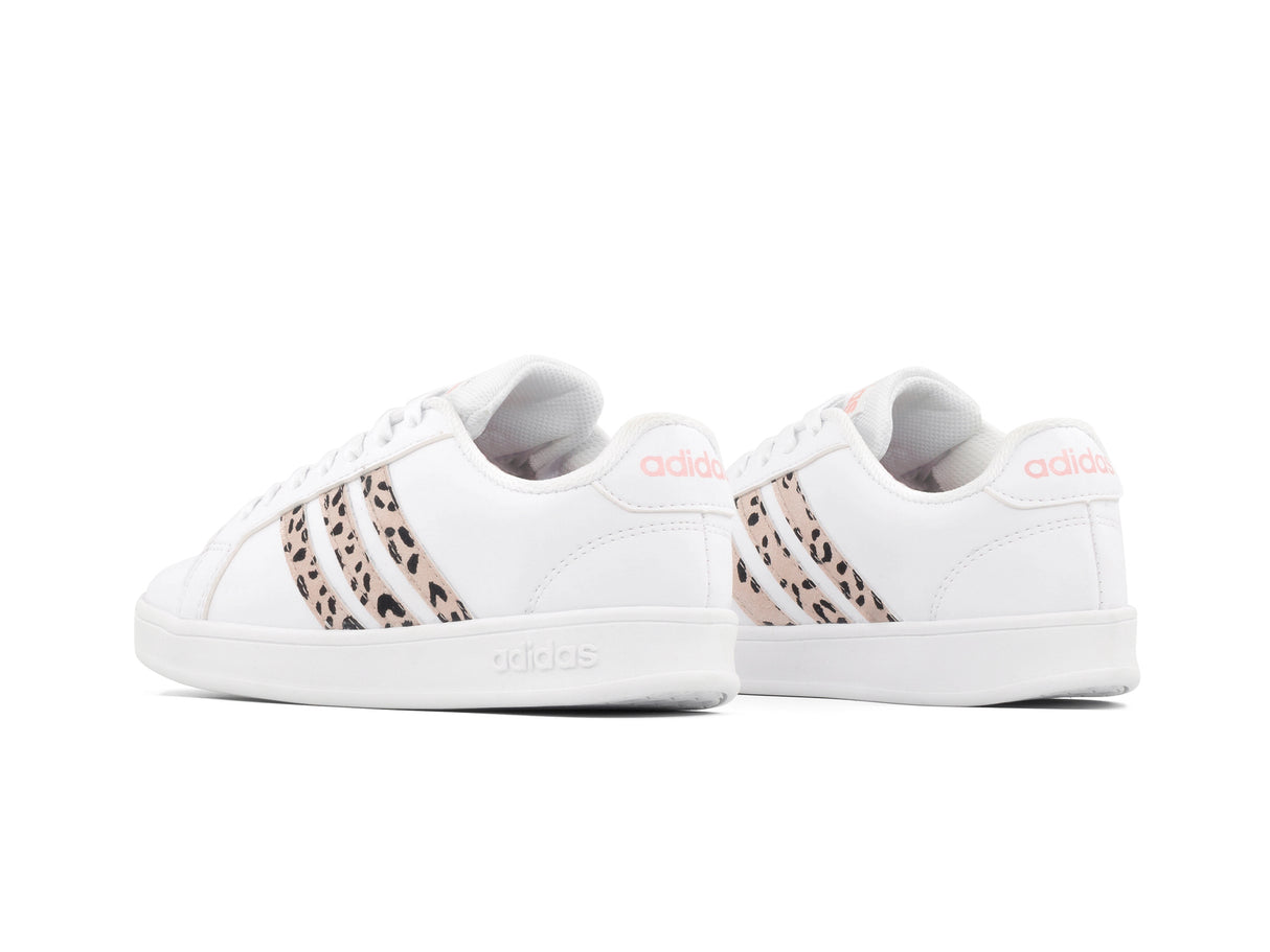 Tenis Neo Grand Court Blanco Tigre Maquillaje