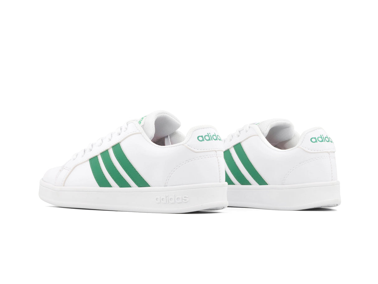Paq 6 Pares Tenis Neo Grand Court Blanco Verde 25/28.5