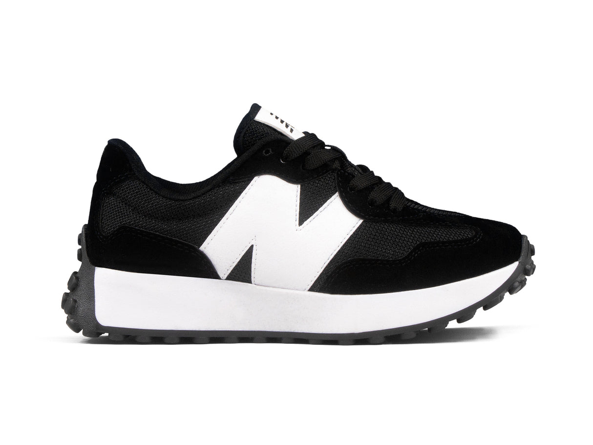 Paq 6 Pares Tenis New Balance 327 Negro Blanco 1.1 Premium 23/26.5