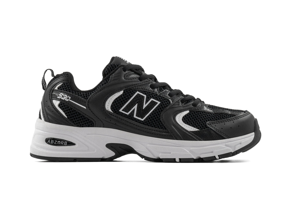 Tenis New Balance 530 Black White Importado
