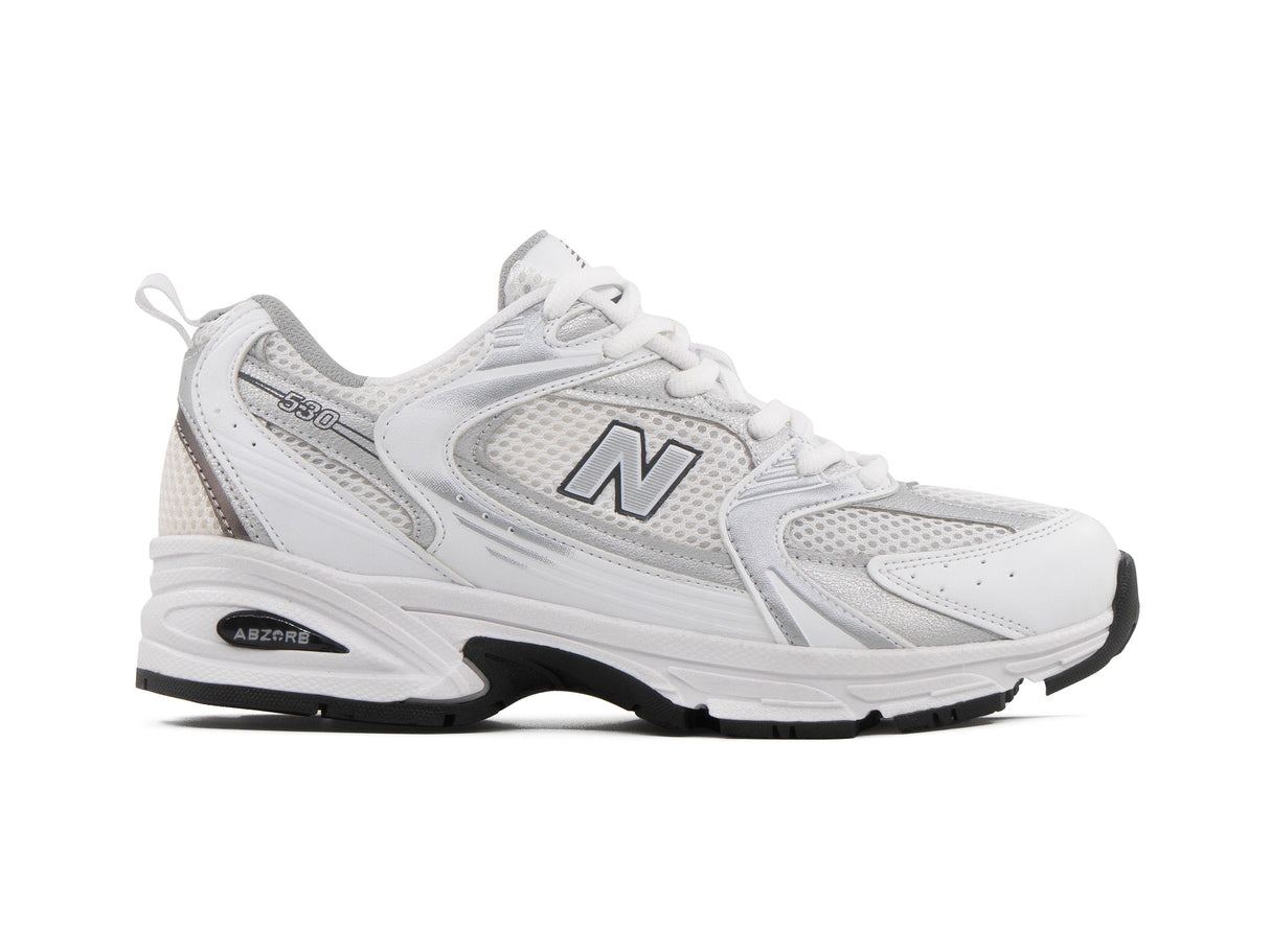 Paq 6 Pares Tenis New Balance 530 Blanco Gris Plata 1.1 Premium 23/26.5