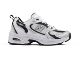 Paq 6 Pares Tenis New Balance 530 Blanco Negro Plata 1.1 Premium 23/26.5