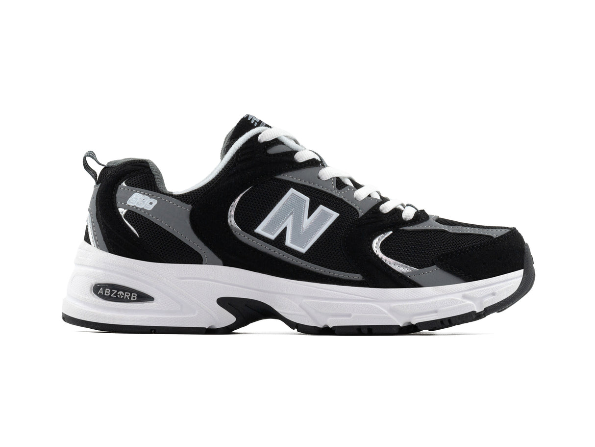 Tenis New Balance 530 Classic Black Grey Importado