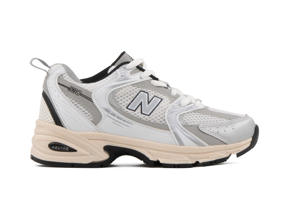Paq 6 Pares Tenis New Balance 530 Plata Crema 1.1 Premium 23/26.5
