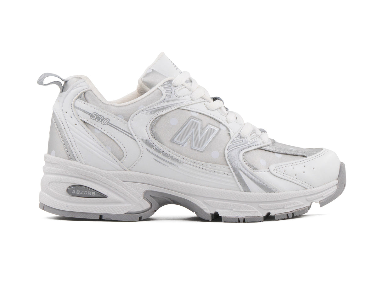 Paq 6 Pares Tenis New Balance 530 Plata Lunar 1.1 Premium 23/26.5