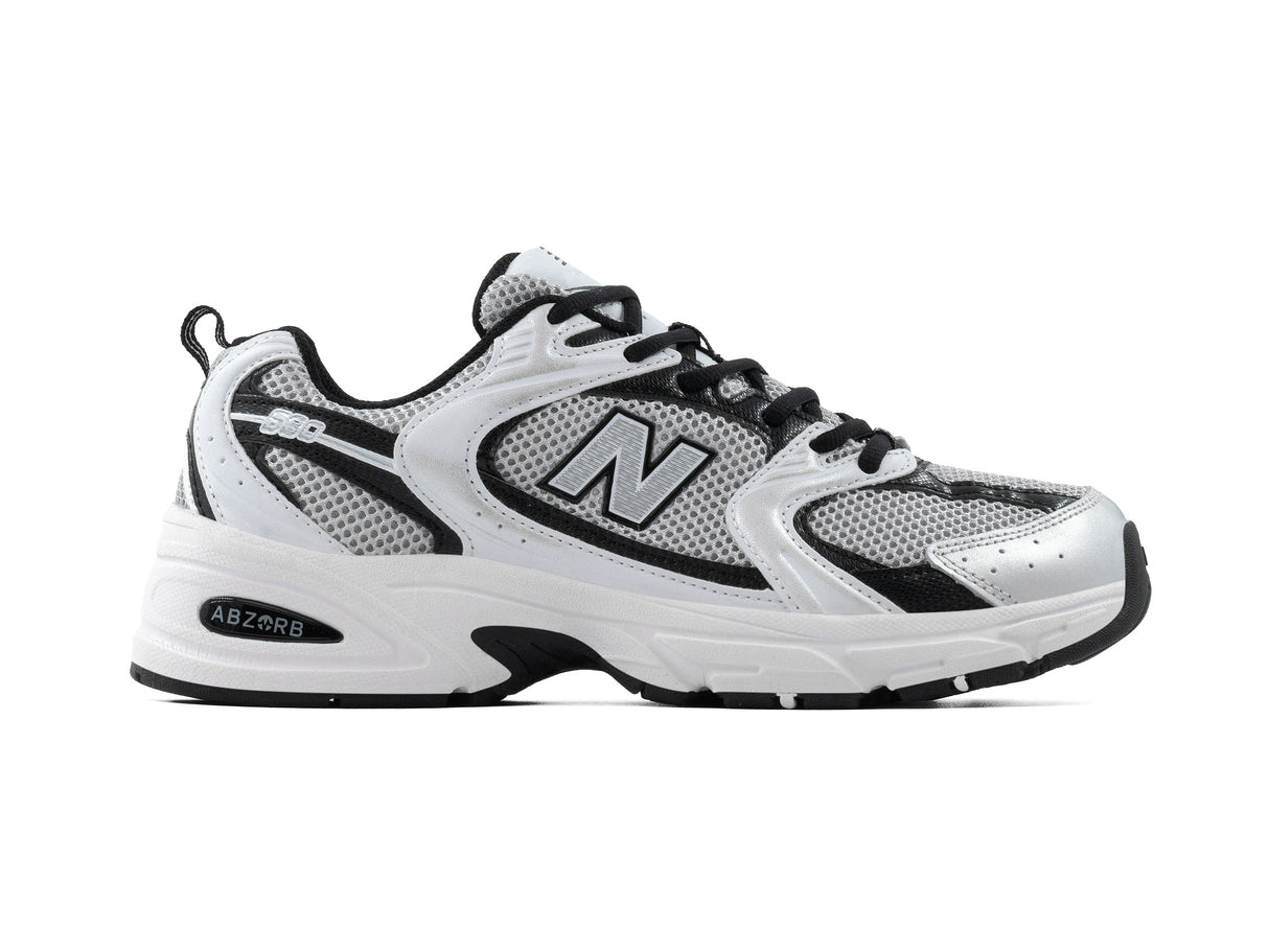Tenis New Balance 530 Silver White Black Importado