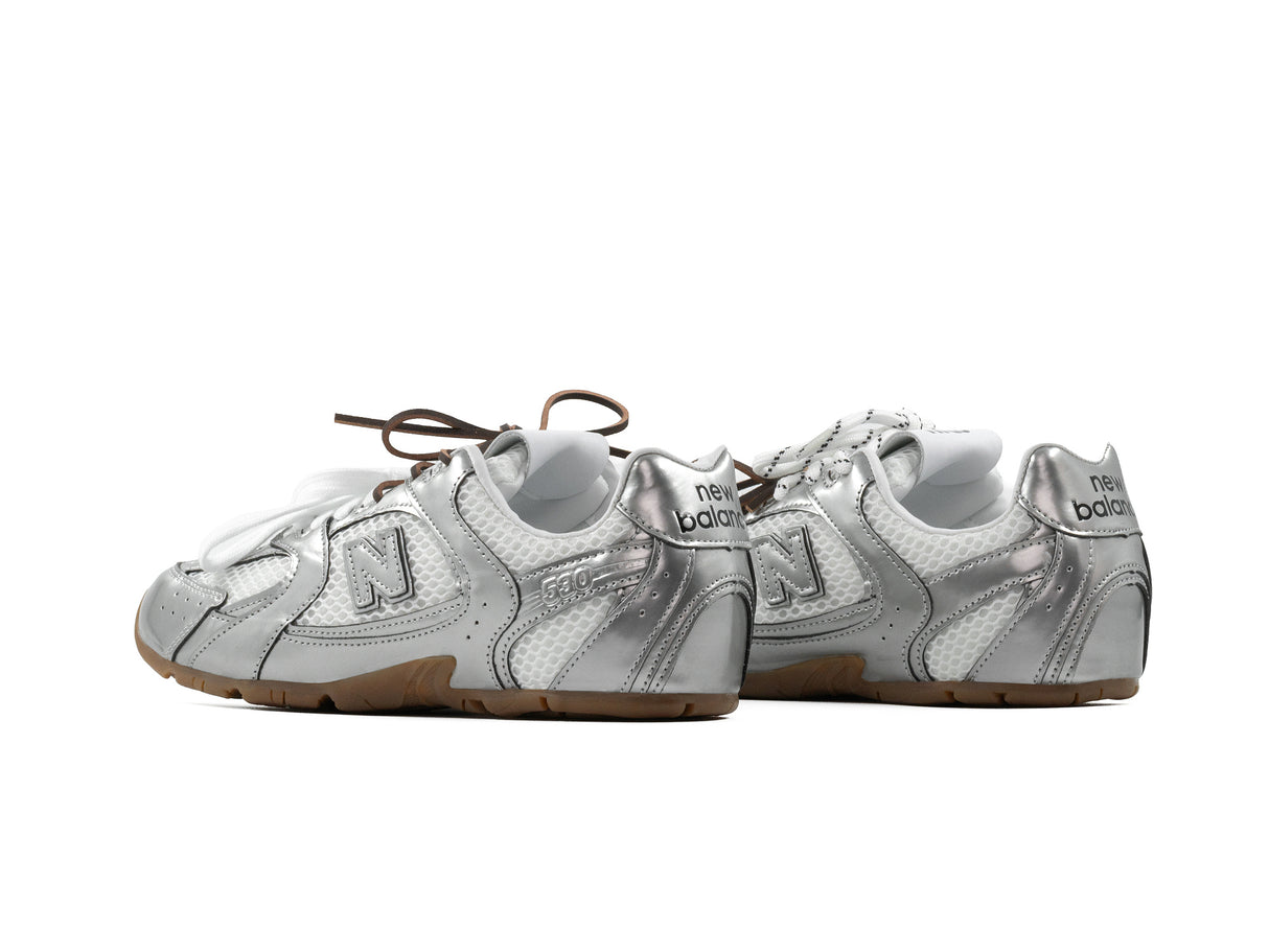 Tenis New Balance 530 SL Miu Miu Silver Platinum Importado