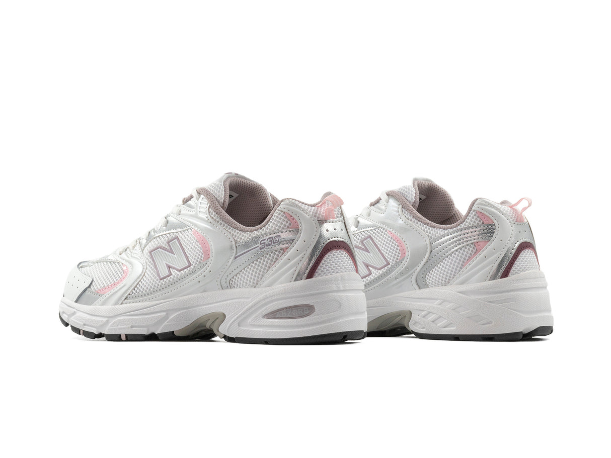 Tenis New Balance 530 White Silver Ice Wine Importado