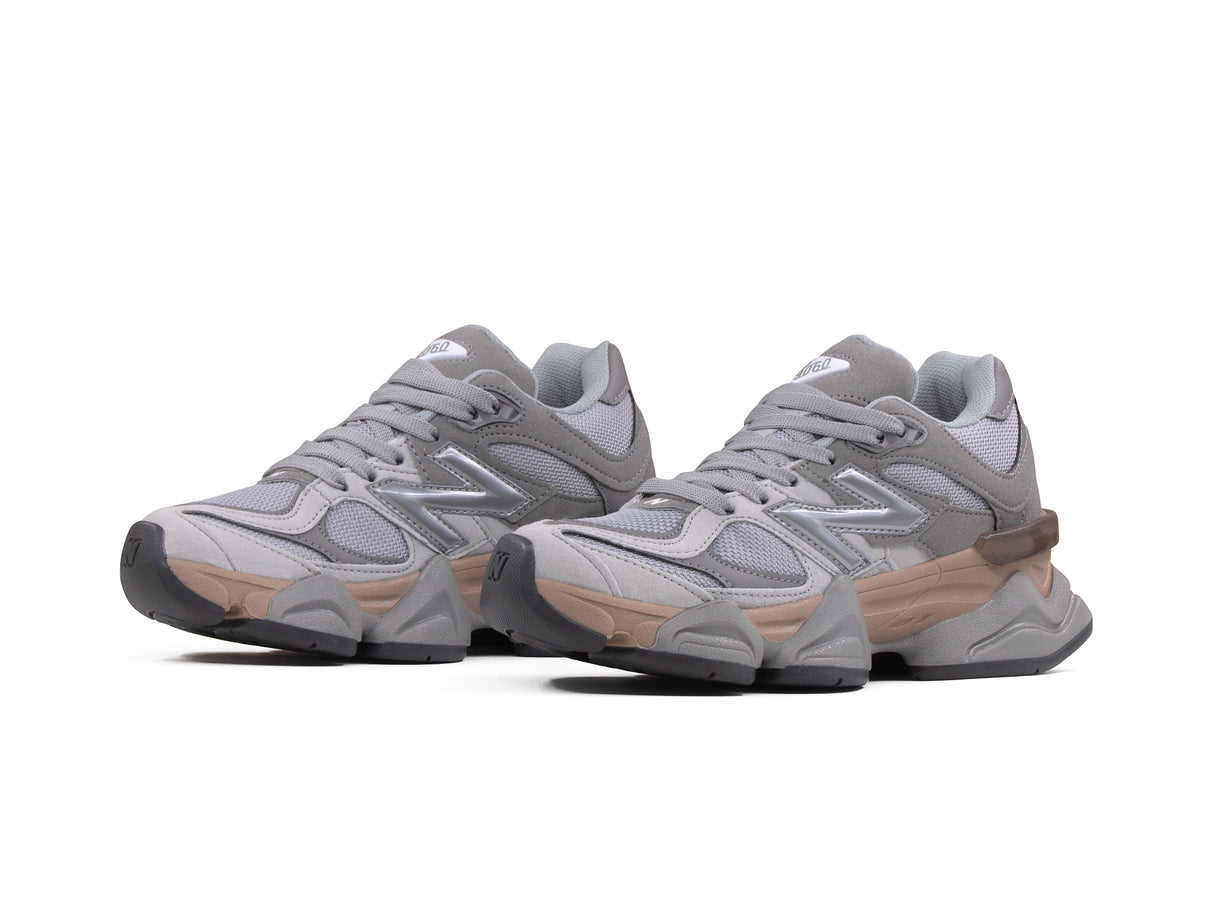 Paq 6 Pares Tenis New Balance 9060 Plata Gris Perla 1.1 Premium 23/26.5
