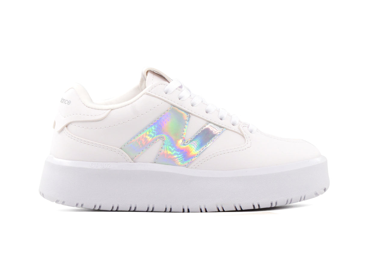 Tenis New Balance Blanco Plata