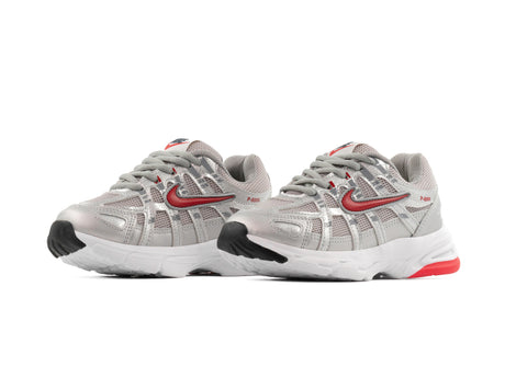 Tenis P6000 Plata Rojo Niño