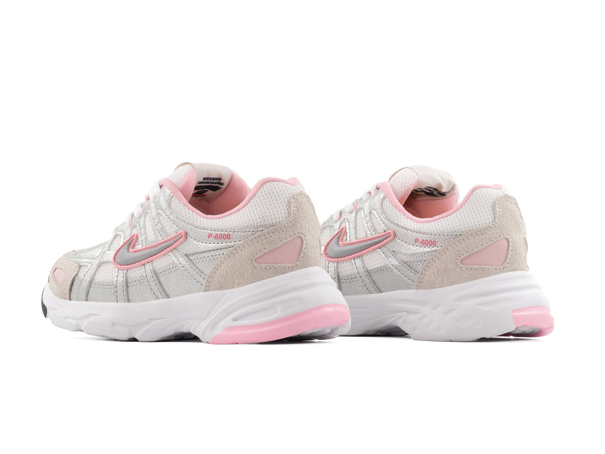 Tenis P6000 Plata Rosa Niño