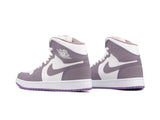 Paq 6 Pares Tenis Retro 1 Blanco Lila 22/25.5