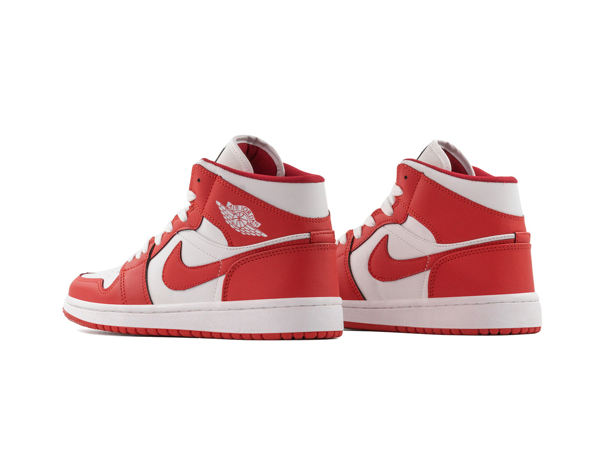 Tenis Retro 1 Blanco Rojo