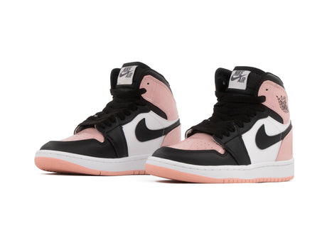 Paq 6 Pares Tenis Retro 1 Charol Negro Rosa 22/25.5