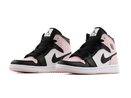 Paq 6 Pares Tenis Retro 1 Charol Negro Rosa 22/25.5