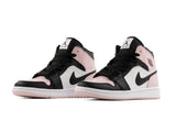 Tenis Retro 1 Charol Negro Rosa