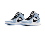 Paq 6 Pares Tenis Retro 1 Cielo Blanco Negro 25/28.5