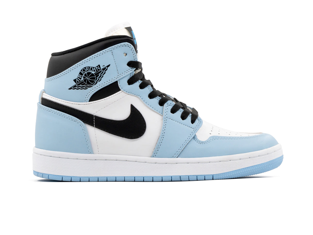 Tenis Retro 1 Cielo Blanco Negro 1.1 Premium