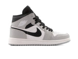 Tenis Retro 1 Gris Blanco Negro