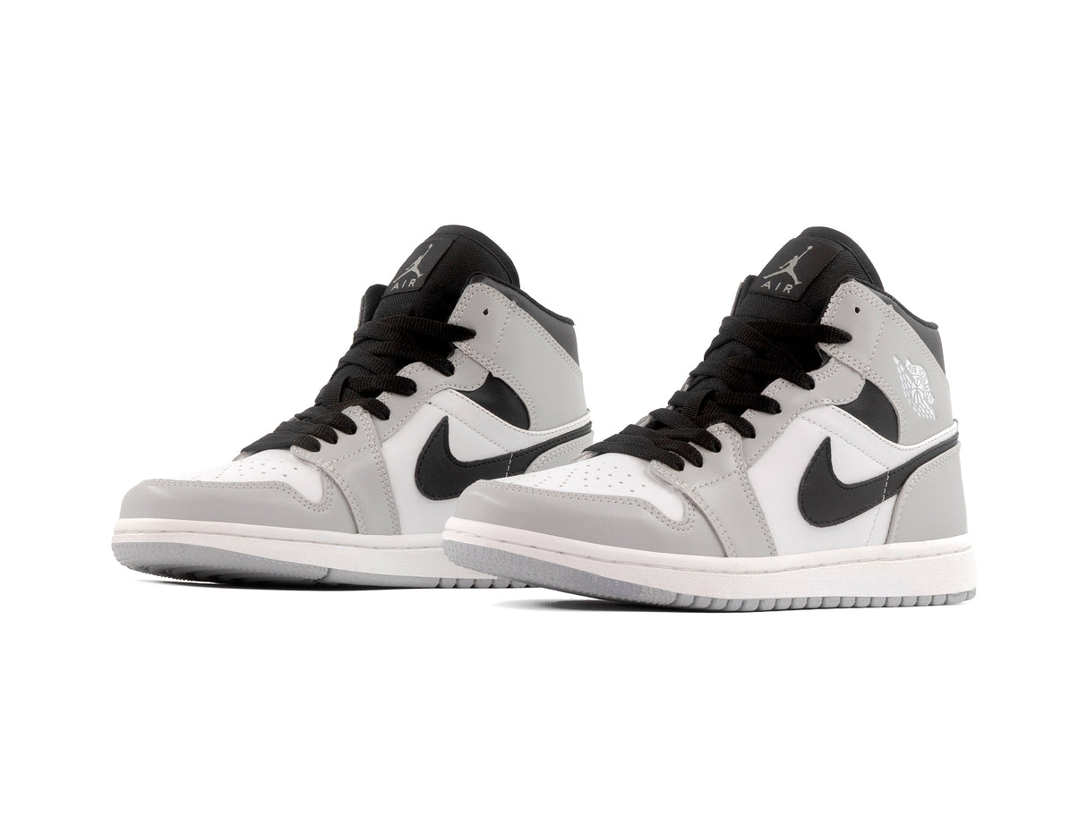 Tenis Retro 1 Gris Blanco Negro