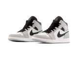 Tenis Retro 1 Gris Blanco Negro