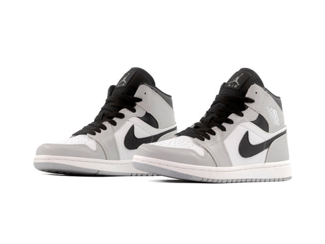 Tenis Retro 1 Gris Blanco Negro