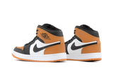 Tenis Retro 1 Negro Naranja Blanco