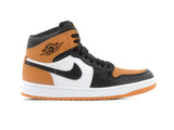 Tenis Retro 1 Negro Naranja Blanco