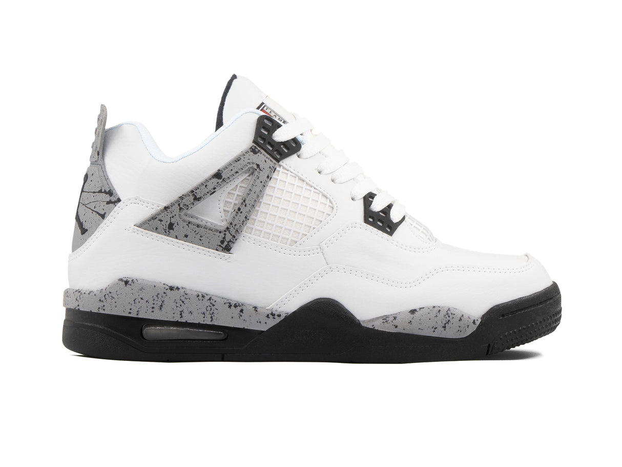 Paq 6 Pares Tenis Retro 4 Blanco Negro Jaspeado 26/29.5