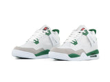 Tenis Retro 4 Blanco Verde