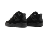 Tenis Retro 4 Negro Total Niño