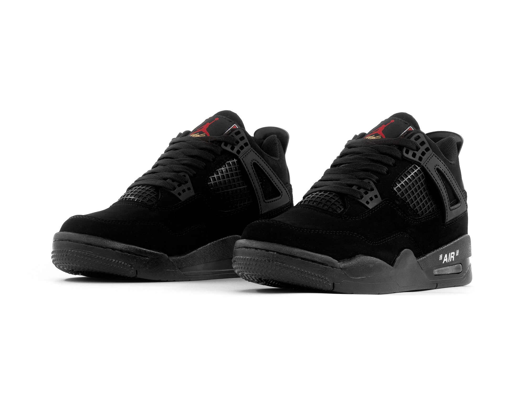 Tenis Retro 4 Negro Total – Snkrs Mayoreo