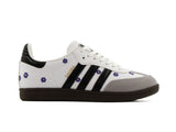 Tenis Smb Blanco Negro Flores