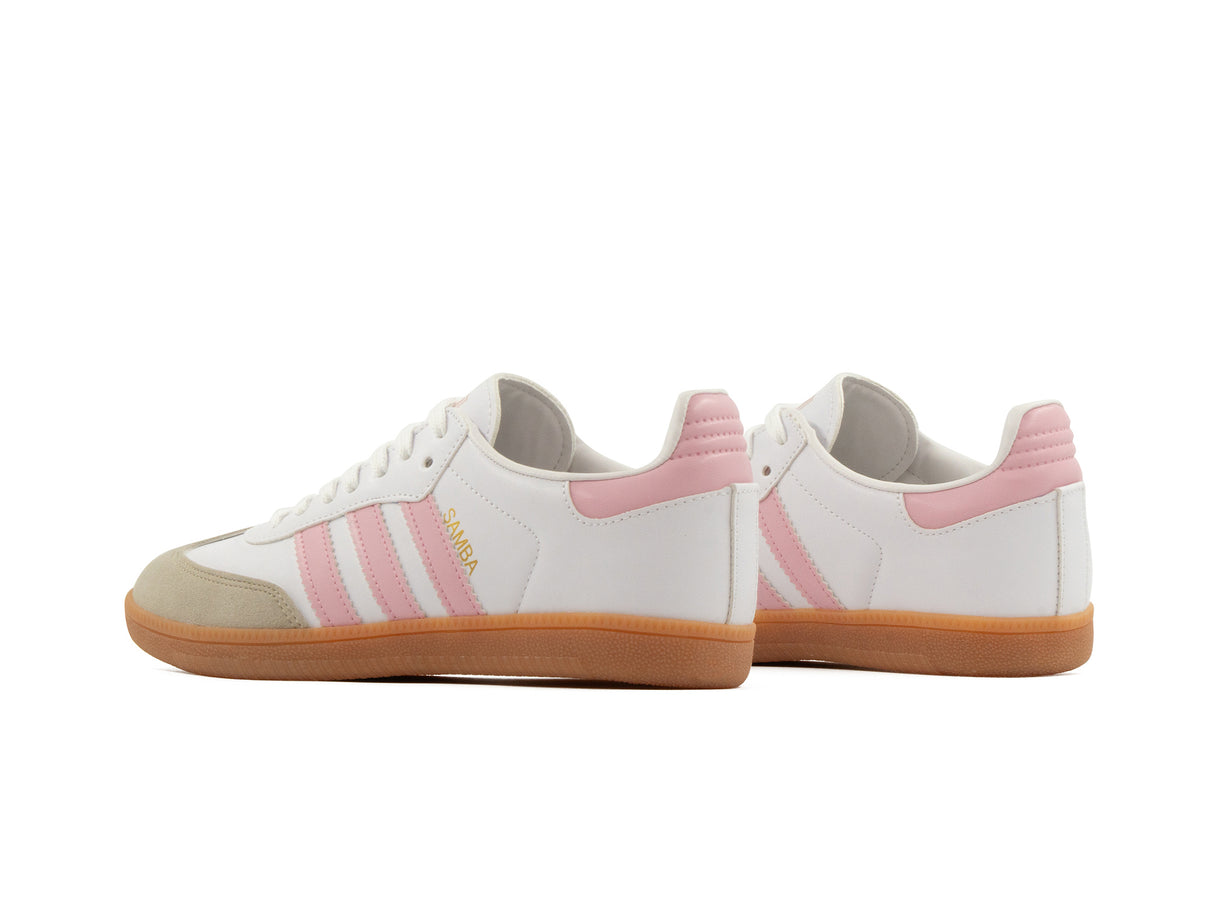 Tenis Samba Blanco Rosa