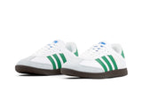 Tenis Samba Blanco Verde