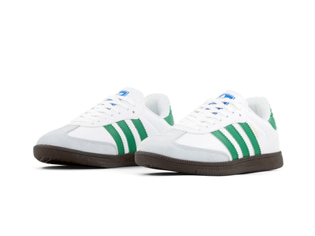 Paq 6 Pares Tenis Samba Blanco Verde 23/26.5