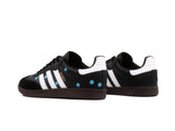Paq 6 Pares Tenis Smb Negro Blanco  Flores 23/26.5