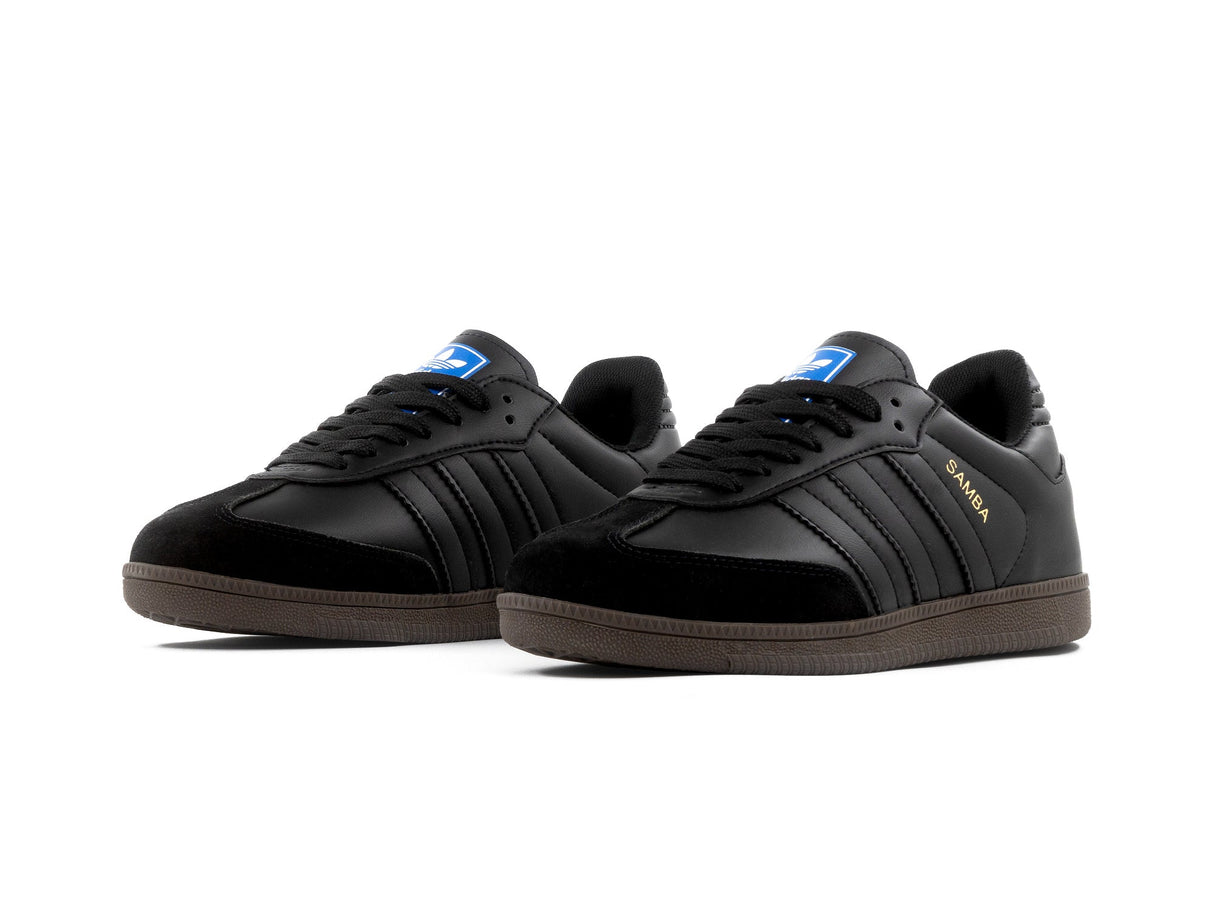 Paq 6 Pares Tenis Samba Negro Total 22/25.5