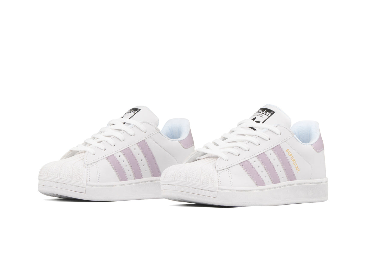 Tenis Superstar Blanco Lila