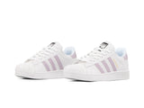 Tenis Superstar Blanco Lila
