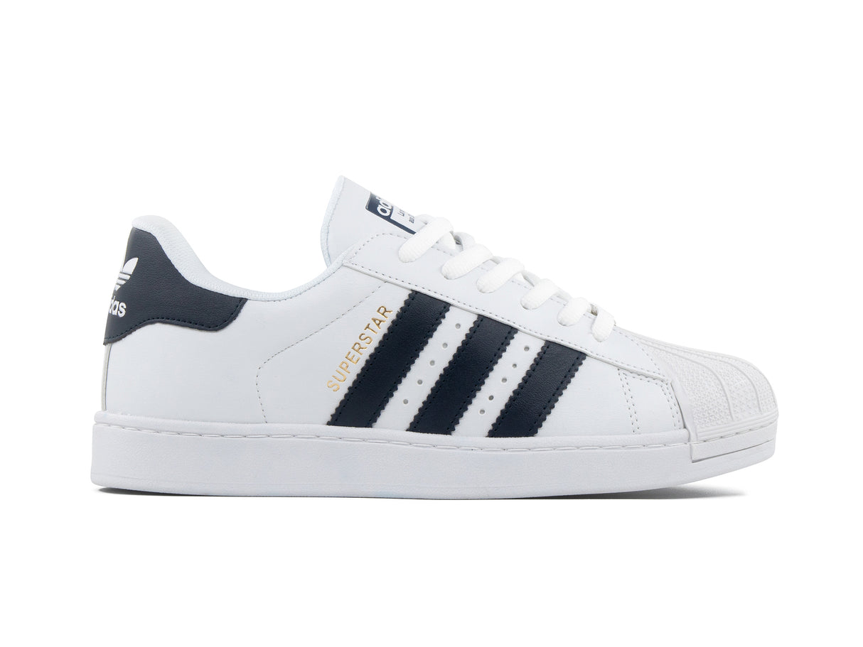 Paq 6 Pares Tenis Superstar Blanco Marino 25/28.5