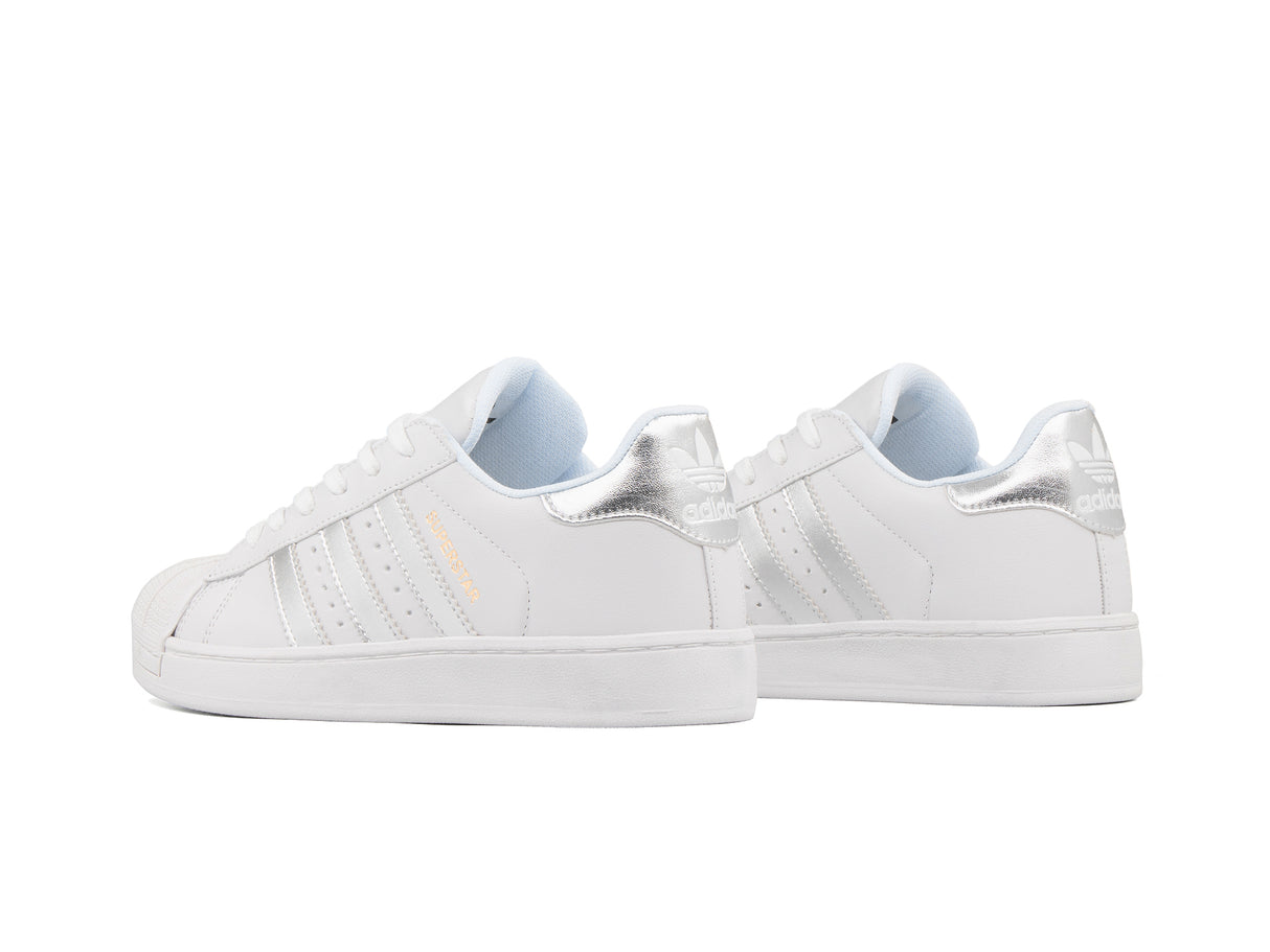 Tenis Superstar Blanco Plata