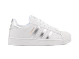 Tenis Superstar Blanco Plata
