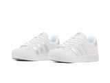 Tenis Superstar Blanco Plata