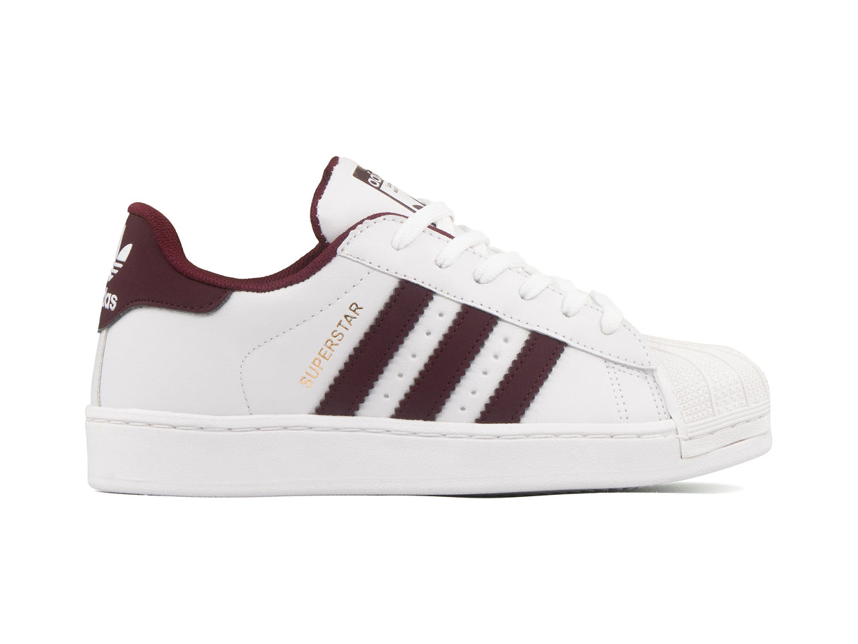 Tenis Superstar Blanco Rojo