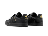 Tenis Concha Negro Oro