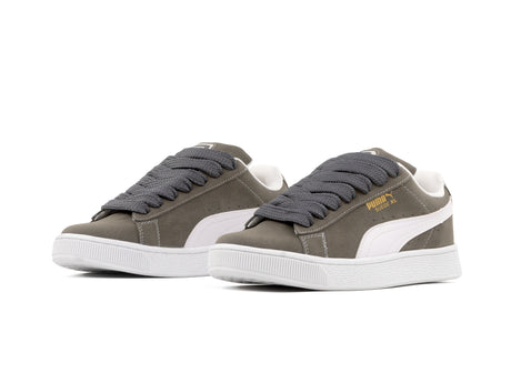 Paq 6 Pares Tenis Suede XL Gris Blanco 25/28.5