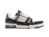 Tenis LV Trainer Blanco Gris Importado